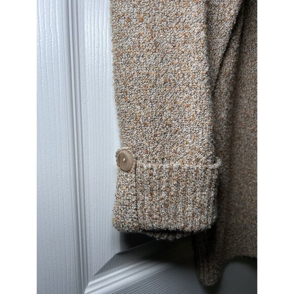 Christopher & Banks Women’s 3/4 Sleeve 3 Button Sweater Light Brown Size Medium - Picture 4 of 7